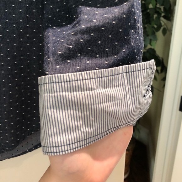 Under Skies Polka Dot Button Down - Picture 5 of 9